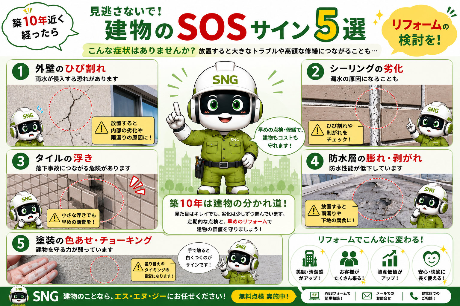建物のSOSサイン5選
